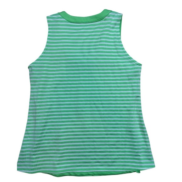 NWT Bolle size XS, lime green and White Striped Tank Top, moisture wicking - Picture 5 of 8
